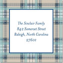 Gift Stickers by Boatman Geller - MacBeth Plaid Tan