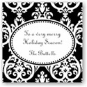 Holiday Gift Stickers by Boatman Geller - Madison Black