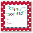 Holiday Gift Stickers by Boatman Geller - Banner Happy Holidays