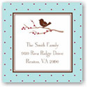 Holiday Gift Stickers by Boatman Geller - Bird on Branch Holiday