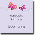 Gift Stickers by Boatman Geller - Butterfly