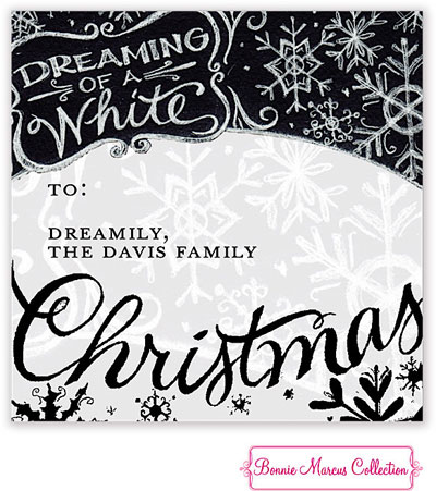 Bonnie Marcus Personalized Gift Stickers - Dreaming Of White Christmas