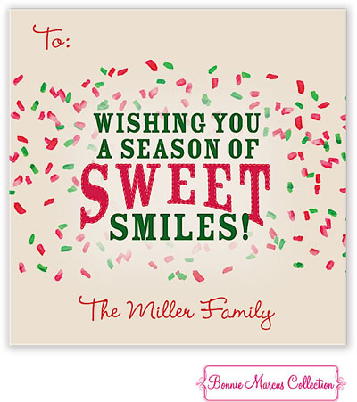 Bonnie Marcus Personalized Gift Stickers - Holiday Cookies Bonnie Marcus Personalized Gift Stickers - Holiday Cookies