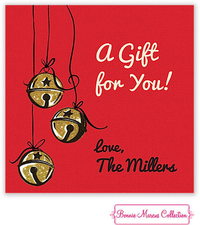 Bonnie Marcus Personalized Gift Stickers - Jingle Bell Time Bonnie Marcus Personalized Gift Stickers - Jingle Bell Time