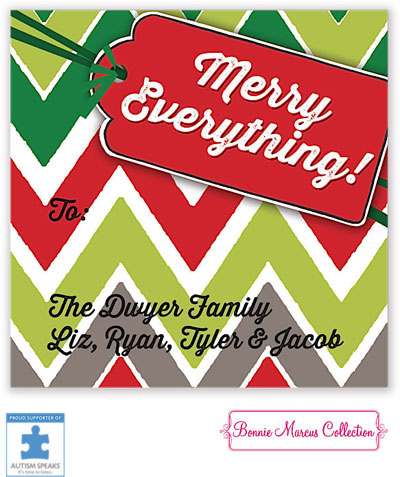Bonnie Marcus Personalized Gift Stickers - Merry Everything!