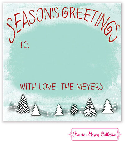 Bonnie Marcus Personalized Gift Stickers - Snow Globe Greetings Bonnie Marcus Personalized Gift Stickers - Snow Globe Greetings