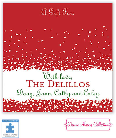 Bonnie Marcus Personalized Gift Stickers - Spray Of Laughter & Love (Red) Bonnie Marcus Personalized Gift Stickers - Spray Of Laughter & Love (Red)
