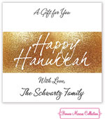 Bonnie Marcus Personalized Gift Stickers - Gold Hanukkah Stars