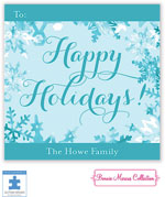 Bonnie Marcus Personalized Gift Stickers - Happy Snowflakes