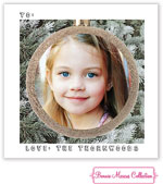 Bonnie Marcus Personalized Photo Gift Stickers - Peace Love Joy Tree (Photo)