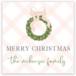 Holiday Gift Stickers by HollyDays (Lattice Wreath)