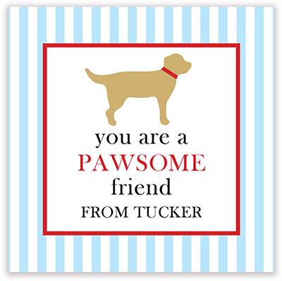 Valentine's Day Gift Stickers by Hollydays (Pawsome Golden Retriever) Valentine's Day Gift Stickers by Hollydays (Pawsome Golden Retriever)
