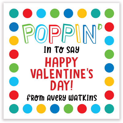 Valentine's Day Gift Stickers by Hollydays (Poppin' Primary) Valentine's Day Gift Stickers by Hollydays (Poppin' Primary)