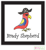 Gift Stickers by Kelly Hughes Designs (Pirate Parrot - Sweet)