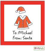 Gift Stickers by Kelly Hughes Designs (Santa Suit - Holiday)