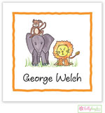 Gift Stickers by Kelly Hughes Designs (Zoo Friends - Kids)