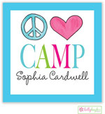 Gift Stickers by Kelly Hughes Designs (Peace Love Camp - Sassy)