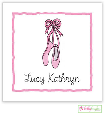 Gift Stickers by Kelly Hughes Designs (Ballerina Girl - Kids)