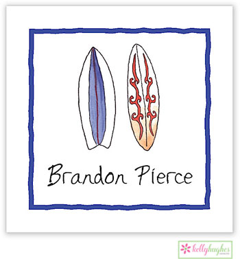 Gift Stickers by Kelly Hughes Designs (Surfer Dude - Kids)