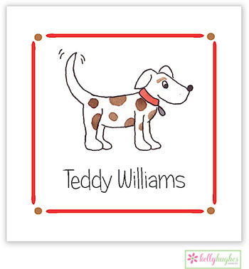 Gift Stickers by Kelly Hughes Designs (Puppy Dog - Kids)