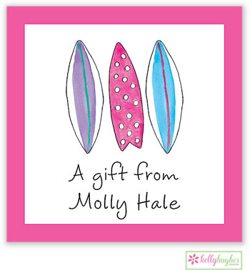Gift Stickers by Kelly Hughes Designs (Surfer Girl - Sassy)