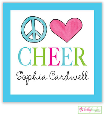 Gift Stickers by Kelly Hughes Designs (Peace Love Cheer - Sassy) Gift Stickers by Kelly Hughes Designs (Peace Love Cheer - Sassy)
