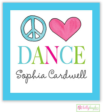 Gift Stickers by Kelly Hughes Designs (Peace Love Dance - Sassy) Gift Stickers by Kelly Hughes Designs (Peace Love Dance - Sassy)