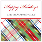 Holiday Gift Stickers by Kelly Hughes Designs (Tartan)