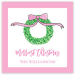 Holiday Gift Stickers by Kelly Hughes Designs (Pink Christmas)