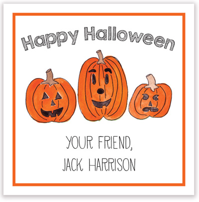 Gift Stickers by Kelly Hughes Designs (Jack O Lanterns)