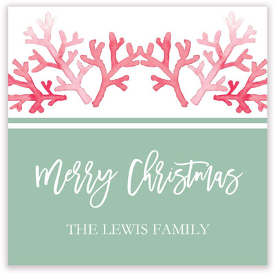 Holiday Gift Stickers by Kelly Hughes Designs (Sea Coral) Holiday Gift Stickers by Kelly Hughes Designs (Sea Coral)