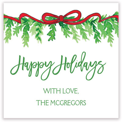 Holiday Gift Stickers by Kelly Hughes Designs (Red Ribbon Roping) Holiday Gift Stickers by Kelly Hughes Designs (Red Ribbon Roping)