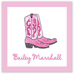 Gift Stickers by Kelly Hughes Designs (Cowgirl Boots)