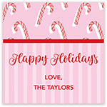 Holiday Gift Stickers by Kelly Hughes Designs (Candy Cane Arch)
