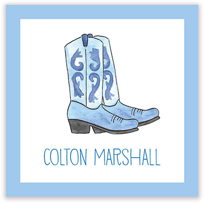 Gift Stickers by Kelly Hughes Designs (Cowboy Boots) Gift Stickers by Kelly Hughes Designs (Cowboy Boots)