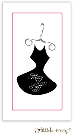 Little Lamb Design Gift Stickers - Little Black Dress Little Lamb Design Gift Stickers - Little Black Dress