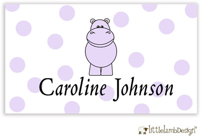 Little Lamb Design Gift Stickers - Purple Hippo Little Lamb Design Gift Stickers - Purple Hippo