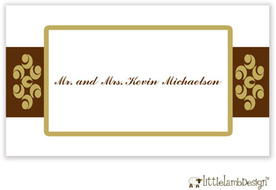 Little Lamb Design Gift Stickers - Elegant