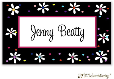 Little Lamb Design Gift Stickers - Daisy
