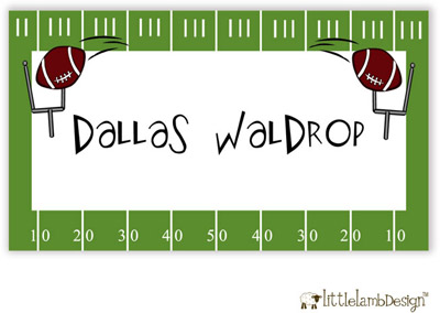 Little Lamb Design Gift Stickers - Football Field Little Lamb Design Gift Stickers - Football Field