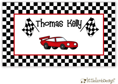 Little Lamb Design Gift Stickers - Racecar Little Lamb Design Gift Stickers - Racecar