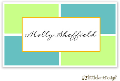 Little Lamb Design Gift Stickers - Fun Blocks Little Lamb Design Gift Stickers - Fun Blocks