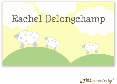 Little Lamb Design Gift Stickers - Little Lamb Scene Little Lamb Design Gift Stickers - Little Lamb Scene