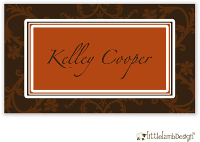 Little Lamb Design Gift Stickers - Orange Floral Little Lamb Design Gift Stickers - Orange Floral