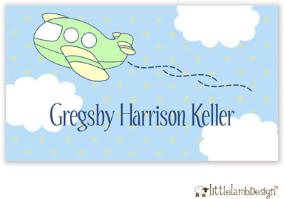 Little Lamb Design Gift Stickers - Cute Airplane Little Lamb Design Gift Stickers - Cute Airplane