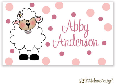 Little Lamb Design Gift Stickers - Cute Lamb
