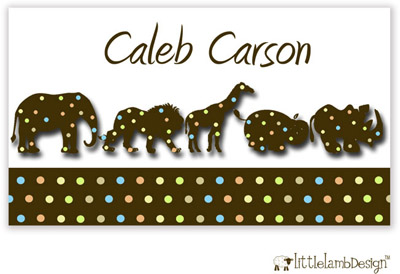 Little Lamb Design Gift Stickers - Zoo Animals Little Lamb Design Gift Stickers - Zoo Animals