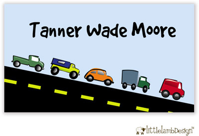 Little Lamb Design Gift Stickers - Trucks Little Lamb Design Gift Stickers - Trucks