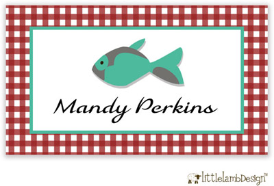 Little Lamb Design Gift Stickers - Fish Little Lamb Design Gift Stickers - Fish