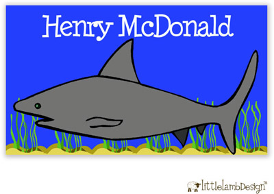 Little Lamb Design Gift Stickers - Shark Little Lamb Design Gift Stickers - Shark